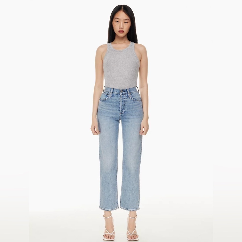 Aritzia Denim Forum The Arlo High Rise Straight 28L
